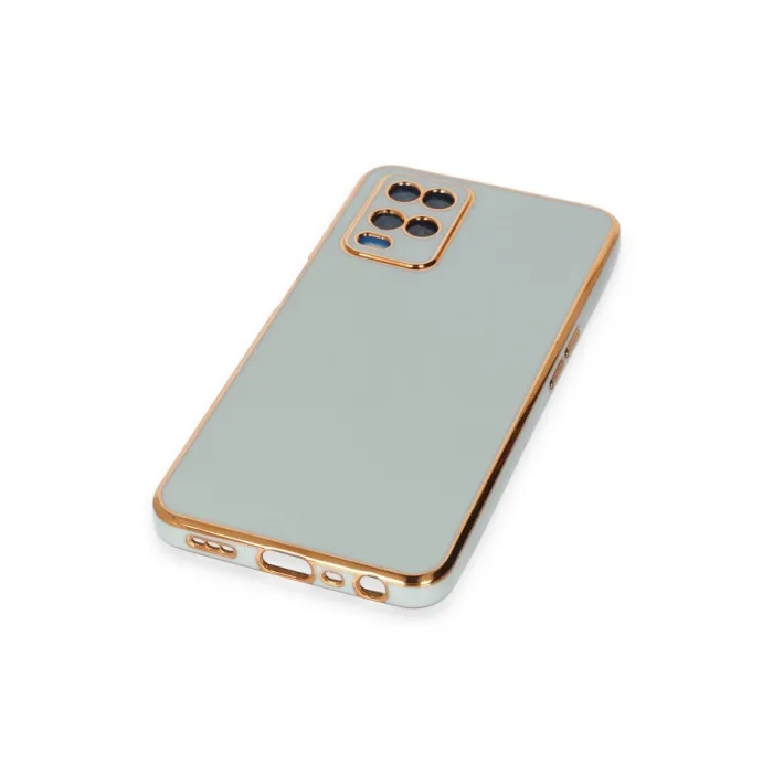 Oppo A54 4g Kılıf Volet Silikon - Açık Yeşil