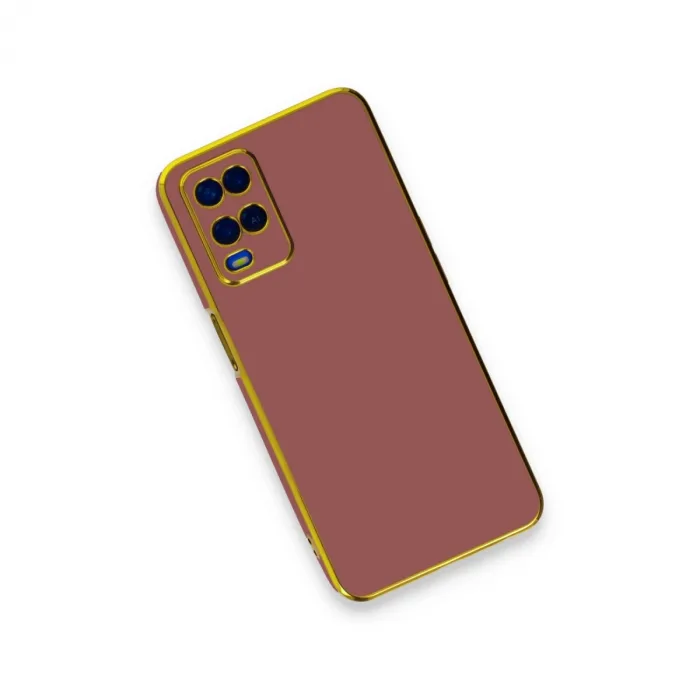 Oppo A54 4g Kılıf Volet Silikon - Kırmızı