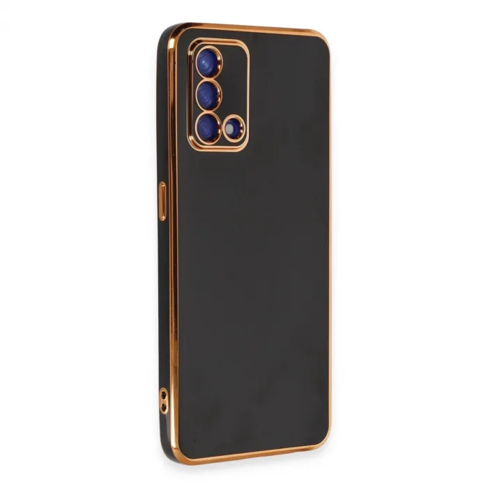 Oppo A74 4g Kılıf Volet Silikon - Siyah