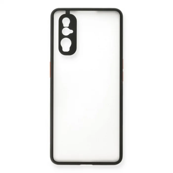 Oppo Find X2 Kılıf Montreal Silikon Kapak - Siyah