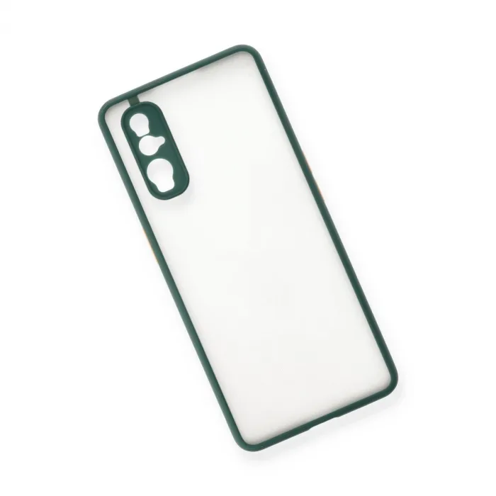 Oppo Find X2 Kılıf Montreal Silikon Kapak - Yeşil