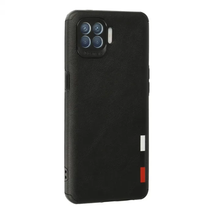 Oppo Reno 4 Lite Kılıf Loop Deri Silikon - Siyah