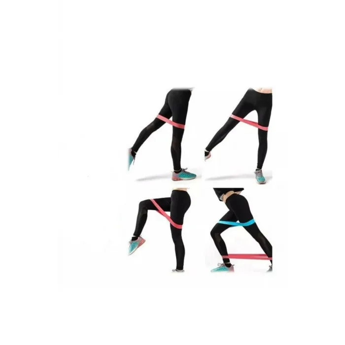 Pilates Squat Aerobik Direnç Lastiği 5 Li Paket