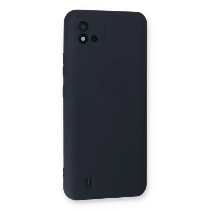 Realme C11 2021 Kılıf Nano İçi Kadife Silikon - Lacivert