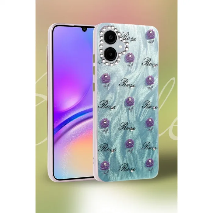 Samsung Galaxy A06 Kılıf Blade Aynalı Desenli Kapak - Desen 2