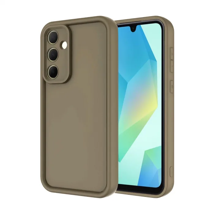 Samsung Galaxy A16 5g Kılıf Viera Silikon - Kahverengi