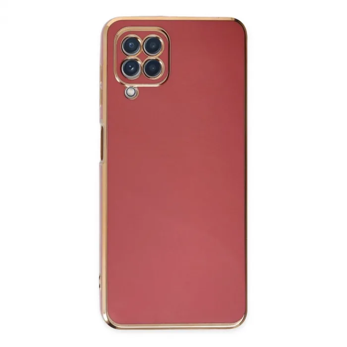 Samsung Galaxy A22 Kılıf Volet Silikon - Kırmızı
