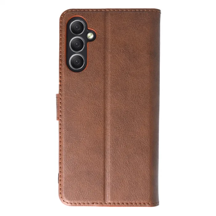 Samsung Galaxy A24 4g Kılıf Trend S Plus Kapaklı Kılıf - Taba