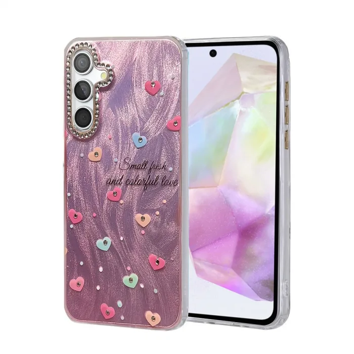 Samsung Galaxy A35 5g Kılıf Blade Aynalı Desenli Kapak - Desen 8