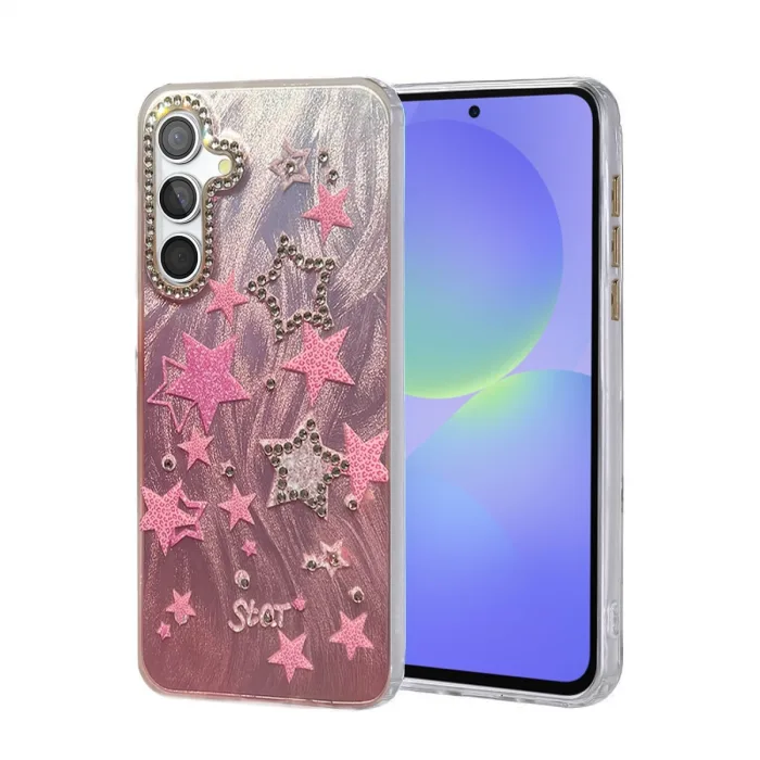 Samsung Galaxy A36 Kılıf Blade Aynalı Desenli Kapak - Desen 7