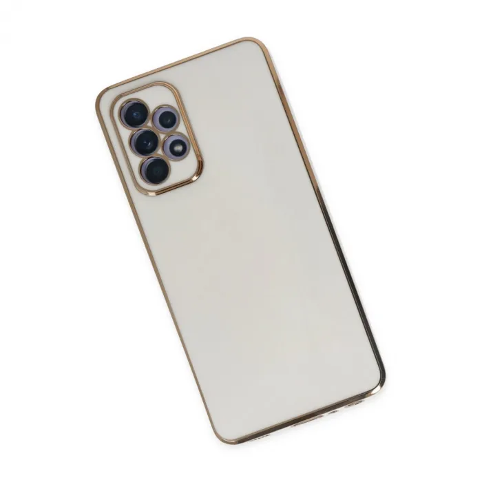 Samsung Galaxy A52 Kılıf Volet Silikon - Beyaz