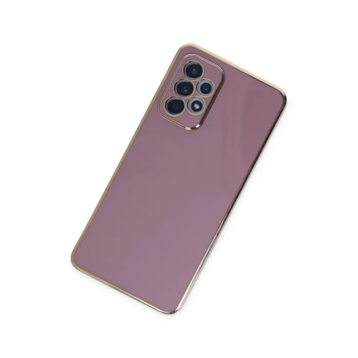 Samsung Galaxy A52 Kılıf Volet Silikon - Mor