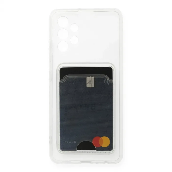 Samsung Galaxy A53 5g Kılıf Kart Şeffaf Silikon - Şeffaf