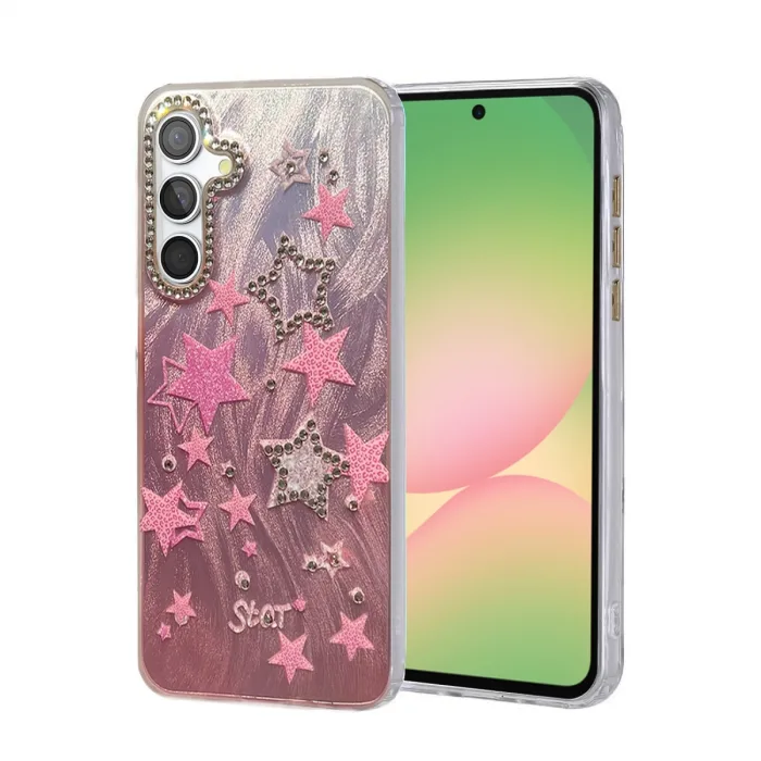 Samsung Galaxy A56 Kılıf Blade Aynalı Desenli Kapak - Desen 7