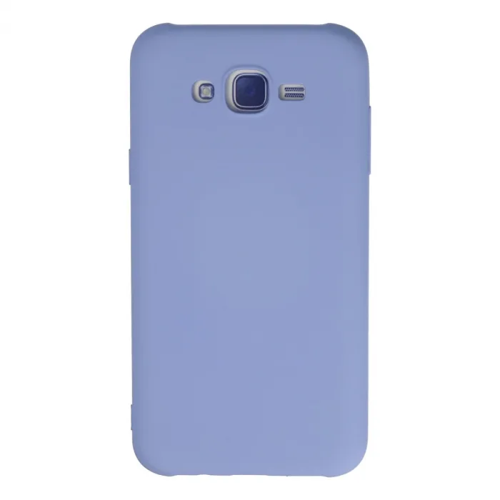 Samsung Galaxy J7 Kılıf Nano İçi Kadife Silikon - Lila