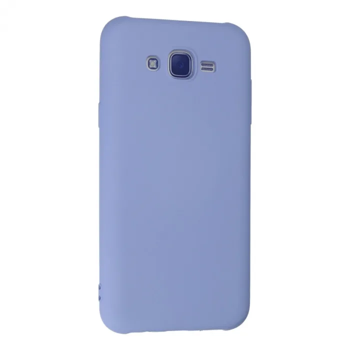 Samsung Galaxy J7 Kılıf Nano İçi Kadife Silikon - Lila