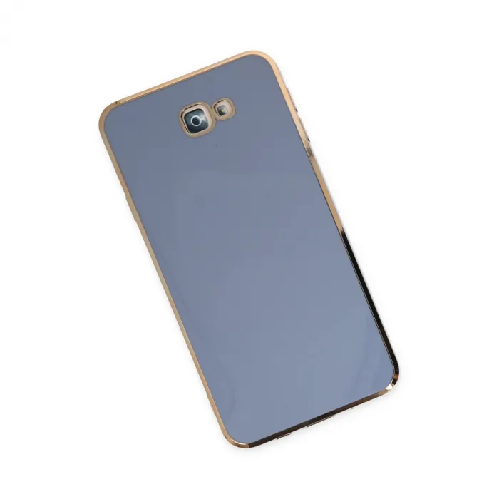 Samsung Galaxy J7 Prime Kılıf Volet Silikon - Mavi
