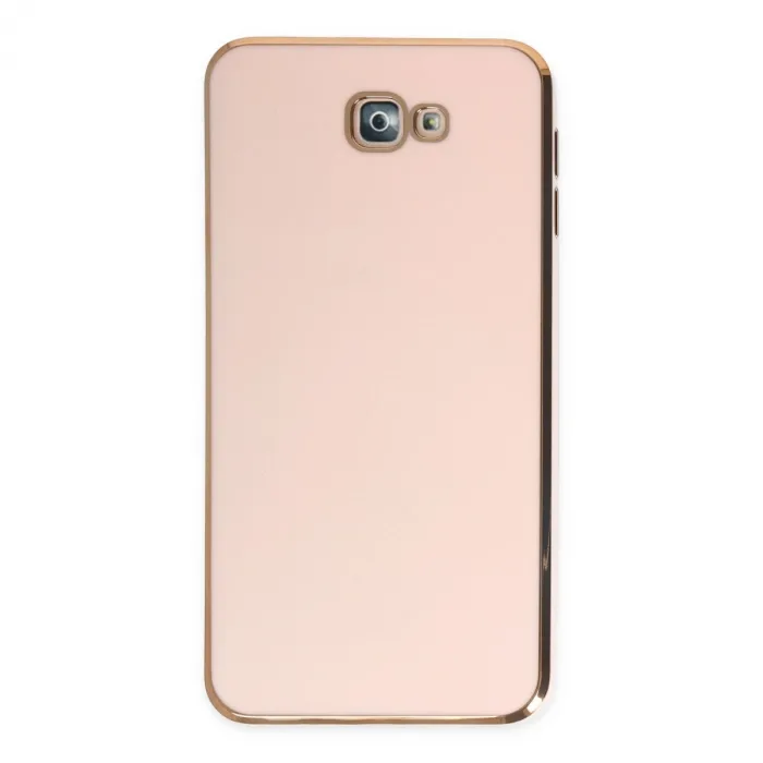 Samsung Galaxy J7 Prime Kılıf Volet Silikon - Pembe