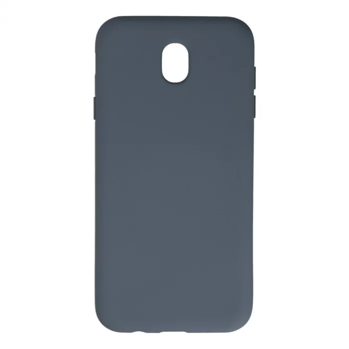 Samsung Galaxy J7 Pro / J730 Kılıf Nano İçi Kadife Silikon - Gri