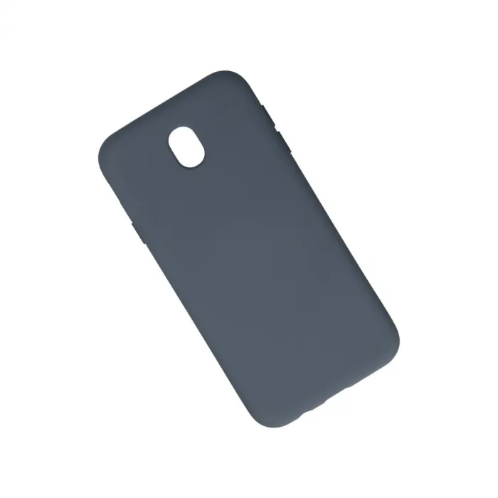 Samsung Galaxy J7 Pro / J730 Kılıf Nano İçi Kadife Silikon - Gri