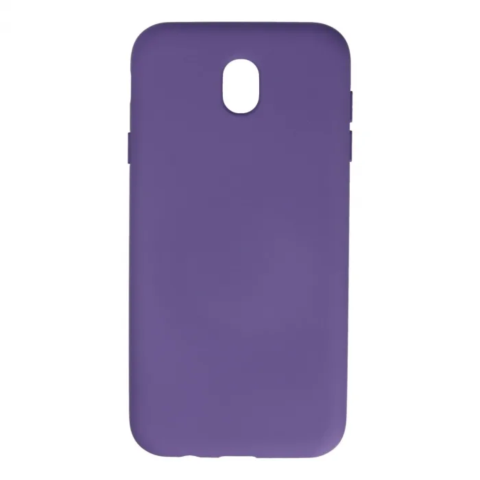 Samsung Galaxy J7 Pro / J730 Kılıf Nano İçi Kadife Silikon - Mor