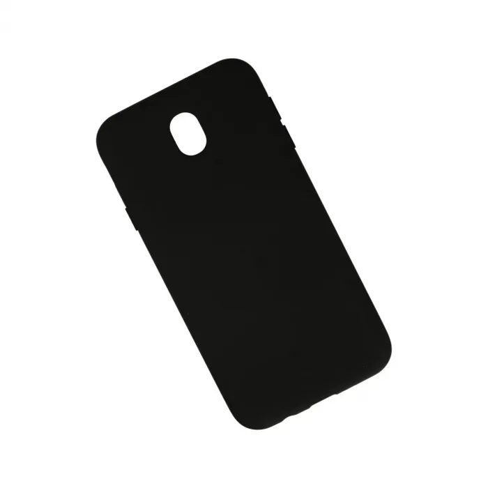 Samsung Galaxy J7 Pro / J730 Kılıf Nano İçi Kadife Silikon - Siyah