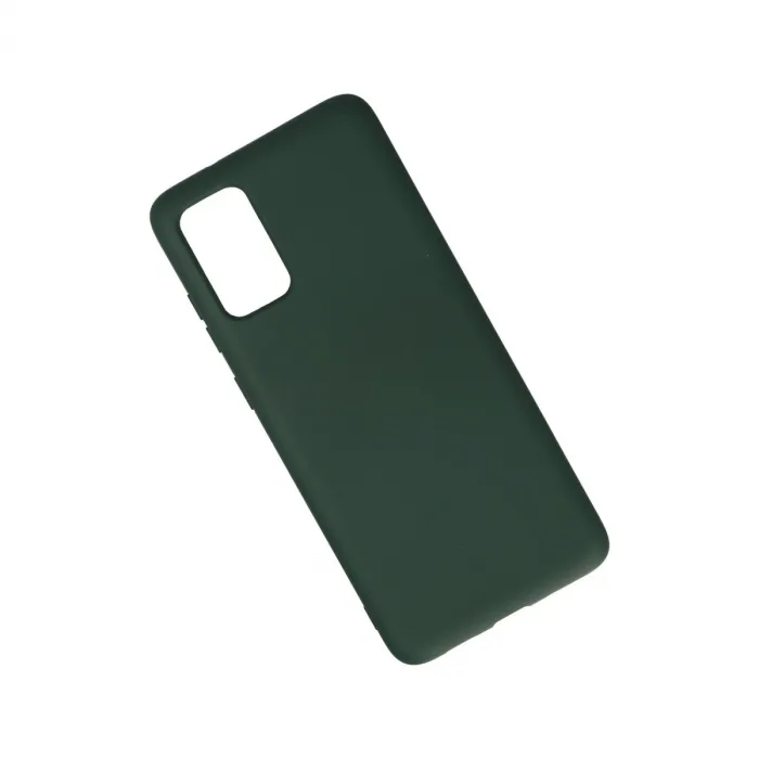 Samsung Galaxy S20 Plus Kılıf Nano İçi Kadife Silikon - Koyu Yeşil