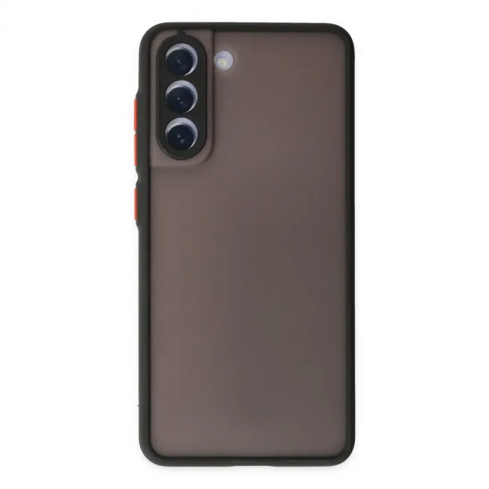 Samsung Galaxy S21 Fe Kılıf Montreal Silikon Kapak - Siyah