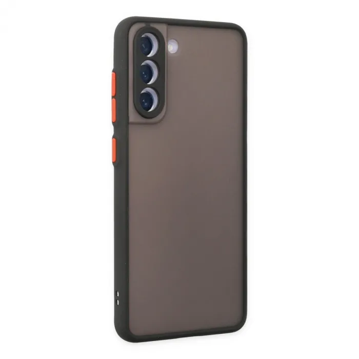 Samsung Galaxy S21 Fe Kılıf Montreal Silikon Kapak - Siyah