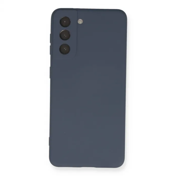 Samsung Galaxy S21 Kılıf Nano İçi Kadife Silikon - Gri