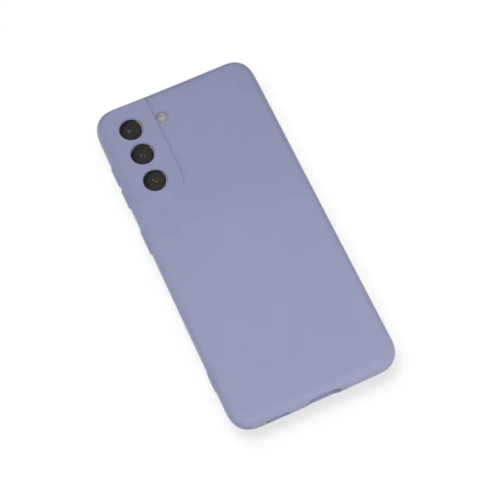 Samsung Galaxy S21 Kılıf Nano İçi Kadife Silikon - Lila