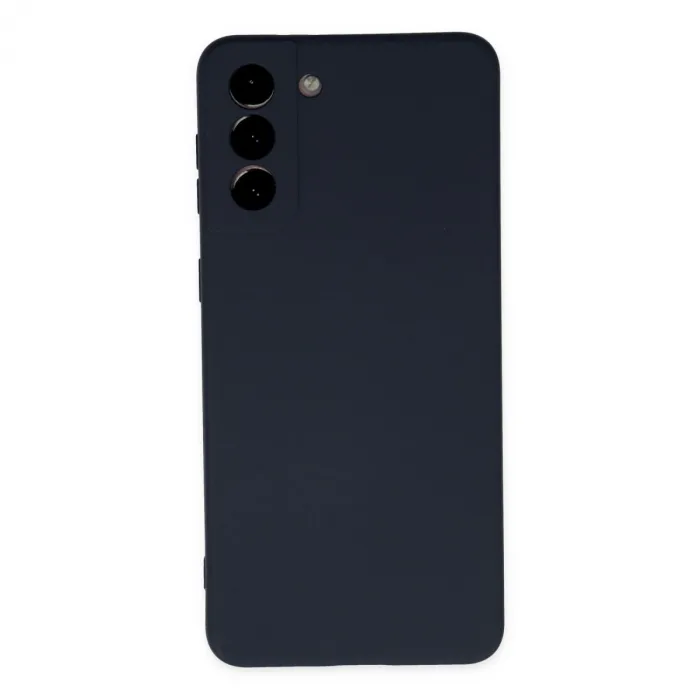 Samsung Galaxy S21 Plus Kılıf Nano İçi Kadife Silikon - Lacivert
