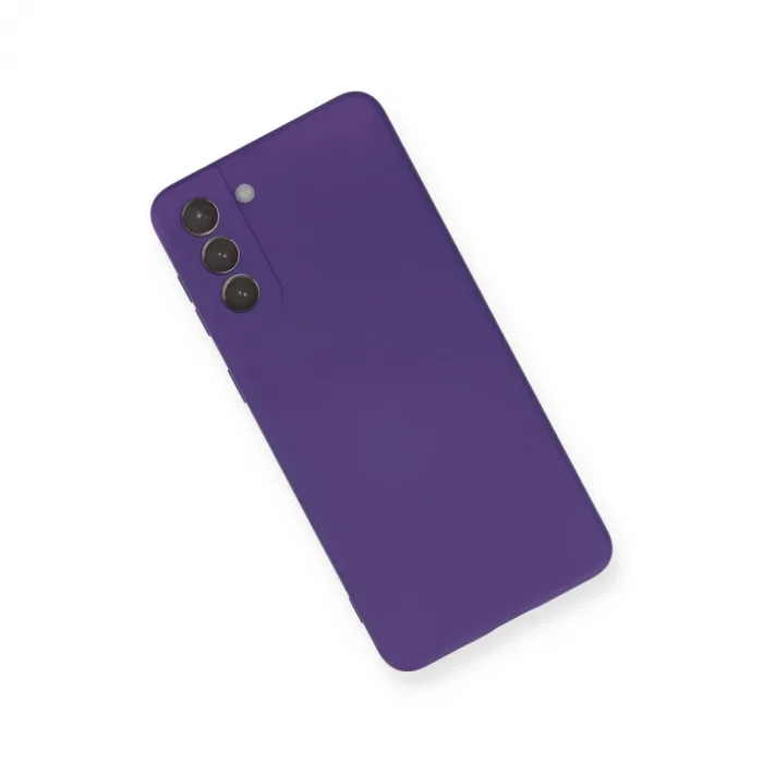 Samsung Galaxy S21 Plus Kılıf Nano İçi Kadife Silikon - Mor