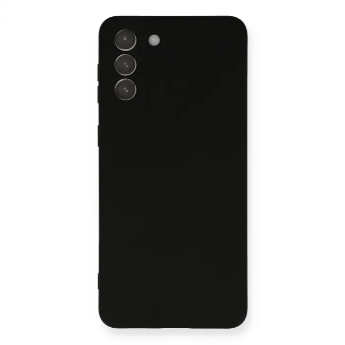 Samsung Galaxy S21 Plus Kılıf Nano İçi Kadife Silikon - Siyah