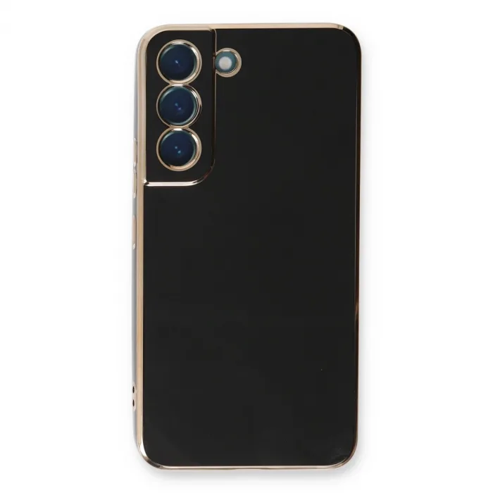 Samsung Galaxy S22 Plus Kılıf Volet Silikon - Siyah