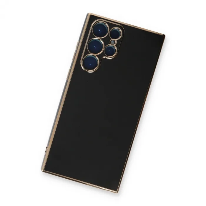 Samsung Galaxy S22 Ultra Kılıf Volet Silikon - Siyah