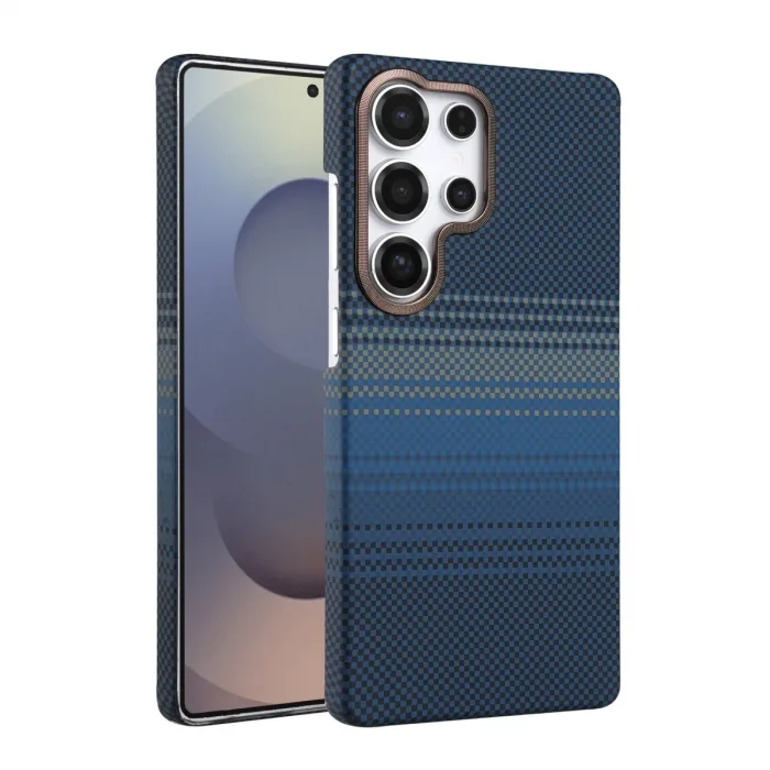 Samsung Galaxy S23 Ultra Vega Magsafe Kapak - Mavi