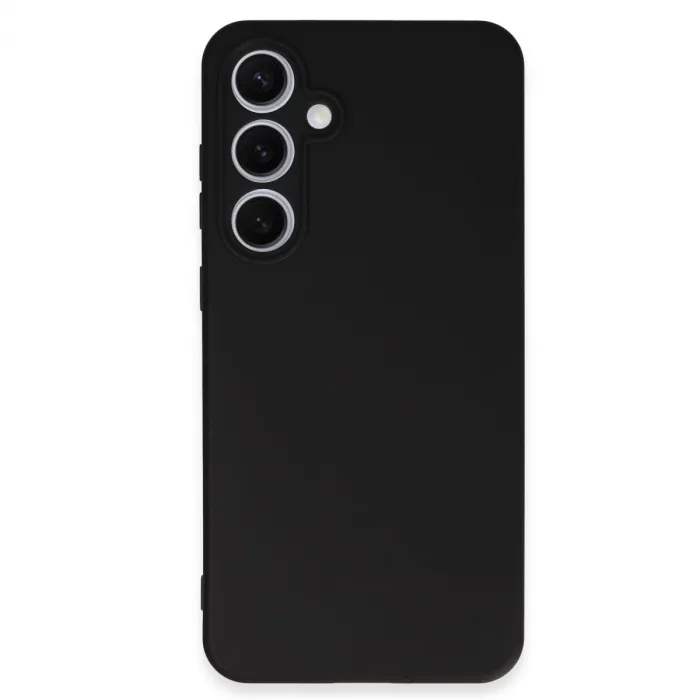 Samsung Galaxy S24 Fe Kılıf Nano İçi Kadife Silikon - Siyah