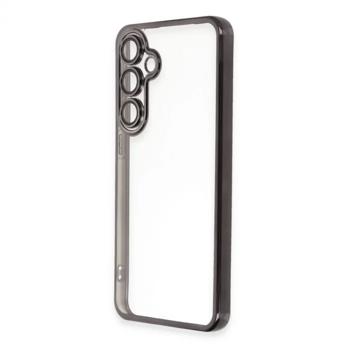 Samsung Galaxy S24 Fe Kılıf Razer Lensli Silikon - Siyah