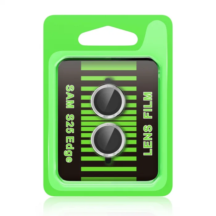 Samsung Galaxy S25 Edge Raze Metal Kamera Lens - Gümüş