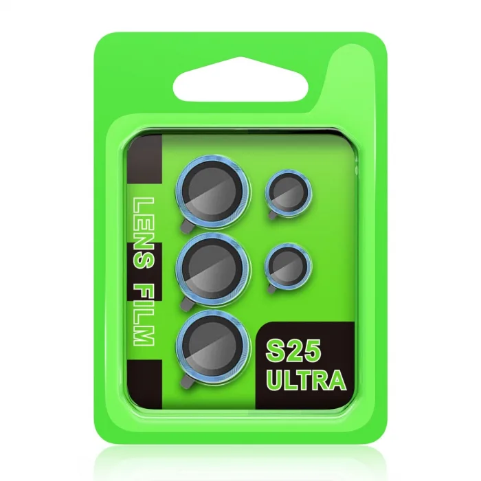 Samsung Galaxy S25 Ultra Raze Metal Kamera Lens - Mavi