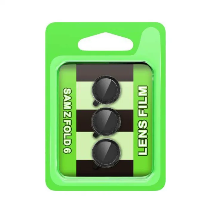 Samsung Galaxy Z Fold 6 Raze Metal Kamera Lens - Siyah