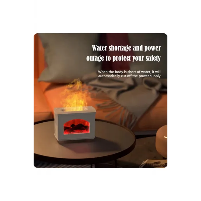 Şömine Hava Nemlendirici Aromatik Oda Kokusu 270 Ml Difüzörü Buhar Makinası