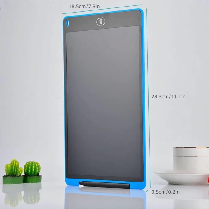 T12 Mavi Writing Tablet Lcd 12 Inç Dijital Kalemli Çizim Yazı Tahtası