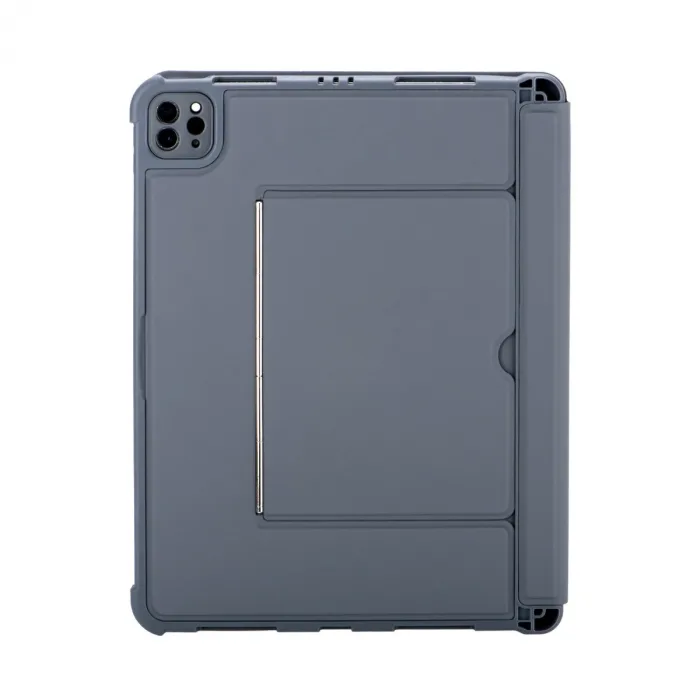 T5507d İpad Pro 11 (2022) Kılıf Palermo Ledli Klavyeli Standlı Tablet Kılıfı - Siyah