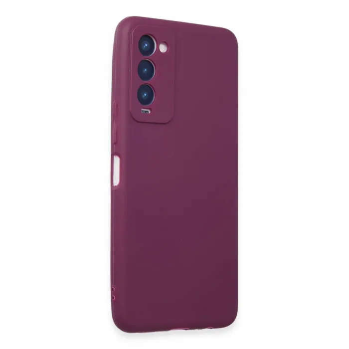 Tecno Camon 18 Kılıf First Silikon - Mor