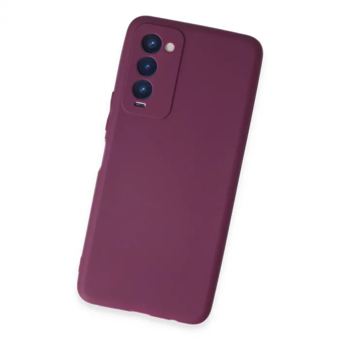 Tecno Camon 18 Kılıf First Silikon - Mor