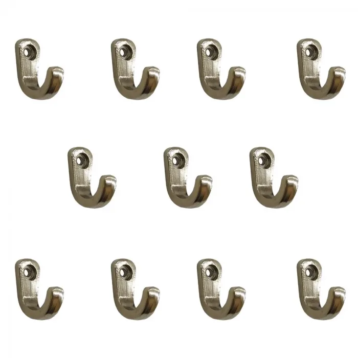 Tekli Bijuteri, Dekor Askısı - Nikel, 100 Adet, 10x18x22 Mm