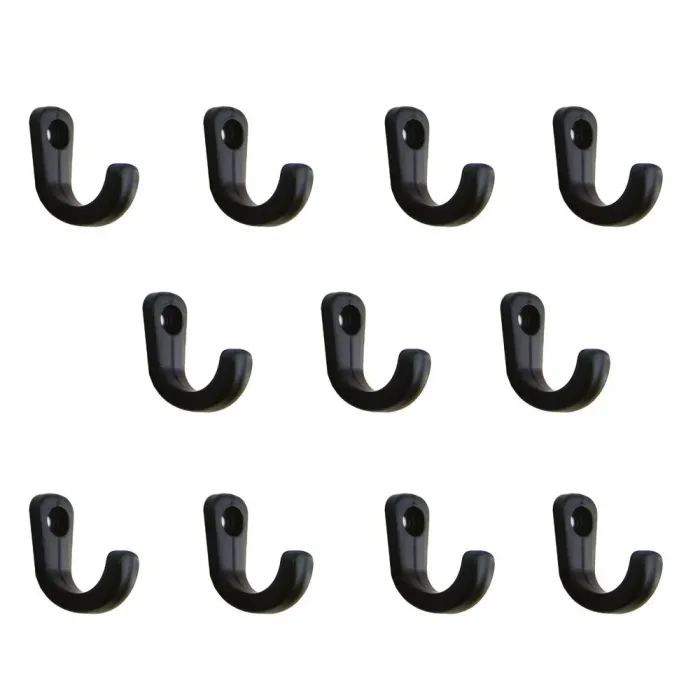 Tekli Bijuteri, Dekor Askısı - Siyah, 100 Adet, 10x18x22 Mm