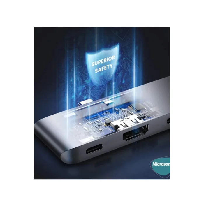 Type-c To Hdtv Multifunction Adapter 8 Port Kablo